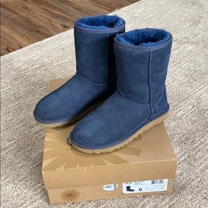 UGG classic short boots in Navy